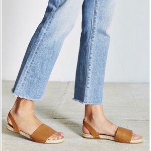 Soludos Brown Leather Sandals